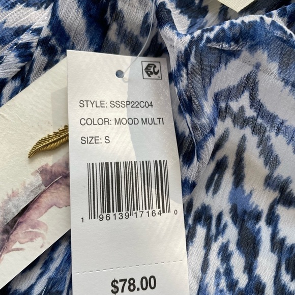 Jessica Simpson MOOD MULTI Surfers' Paradise Swim Cover Up, US Small - Picture 9 of 9